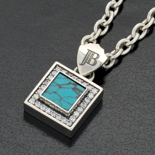 High Punks Stone Necklace /Turquoise