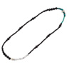  Cut Beads Stretch Necklace/WHITE
