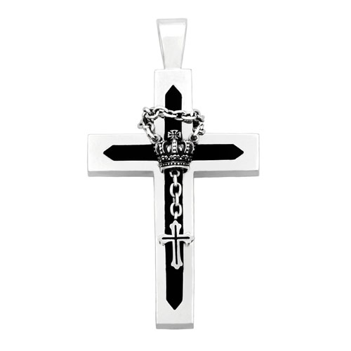 SPJ480 CROSS IN CHAINS ペンダント｜ジャスティン デイビス (JUSTIN ...
